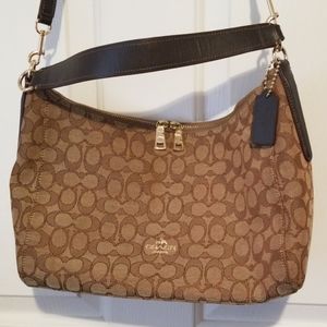 Coach Signature E. W. Celeste Hobo Bag F58284